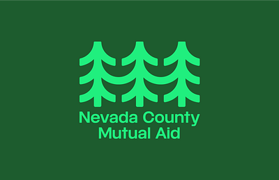 Nevada County Mutual Aid Logo graphic design icon logo logodesign nonprofit typo typography