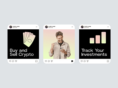 Crypto.swap instagram design best brand design bitcoin design brand design brand guidelines design crypto coin design crypto mobile app crypto news design crypto trading design crypto wallet design figma design illustration design instagram design mobile illustration design most popular brand design reels design stories design top brand design ui design ux design website illustration design