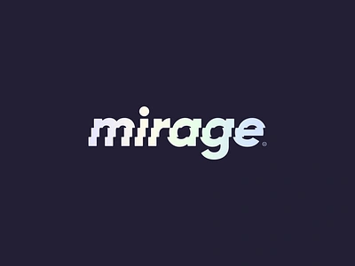 Mirage Logo Design adobe branddesigner brandidentity brandidentitydesigner branding design graphic design illustrator logo logodesign logodesigner logoinspo logos logotype mirage modern trending viral visualidentity wordmark