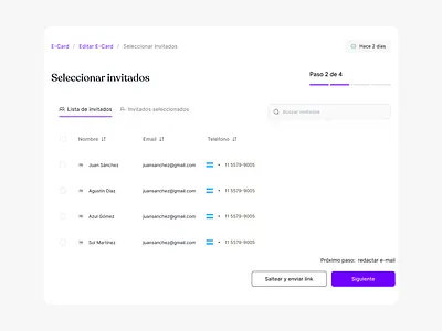 Choose guests event management events events management figma guests ui ui design ux ui ux ui design