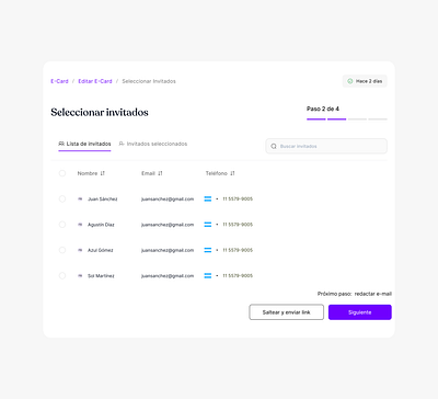 Choose guests event management events events management figma guests ui ui design ux ui ux ui design