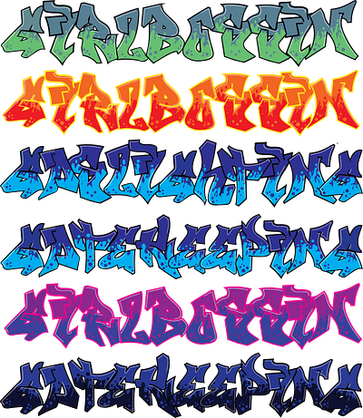 Gaslightin' Girlbossin' Gatekeepin' Color Palettes design graphic design illustration logo