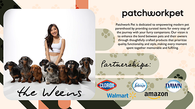 Storyboards for The Weens and Patchwork Pet at Superzoo branding design graphic design illustration logo mark marketing motion graphics superzoo the weens typography vector