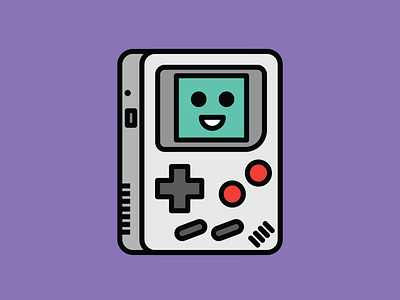 Gameboy avatar cute design fun games gaming icon illustration nintendo simple vector
