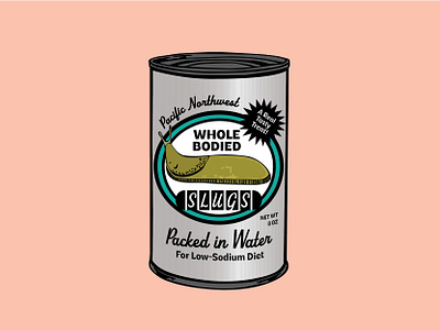 Whole Bodied Slugs branding can caribou creative design graphic design illustration laura prpich slugs