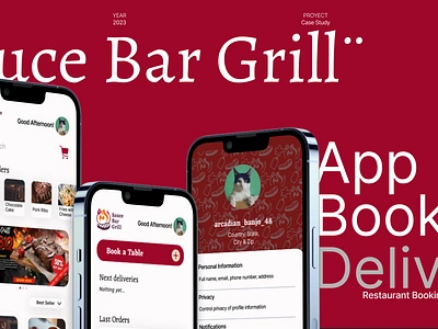 Sauce bar grill app case study adobe app design branding caso de estudio design diseño diseño grafico diseño ux figma graphic design study case ui user persona ux website