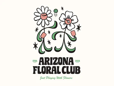 Floral shirts part III branding design graphic design hand lettering illustration lettering logo type typography