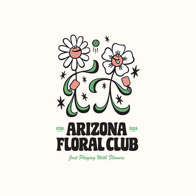 Floral shirts part III branding design graphic design hand lettering illustration lettering logo type typography