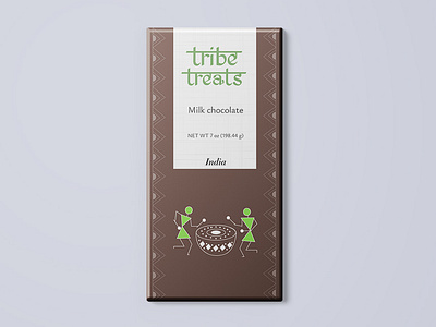 Warli Art Chocolate Bar Packaging Design branding chocolatebar feedbackappreciated graphic design product design warliart