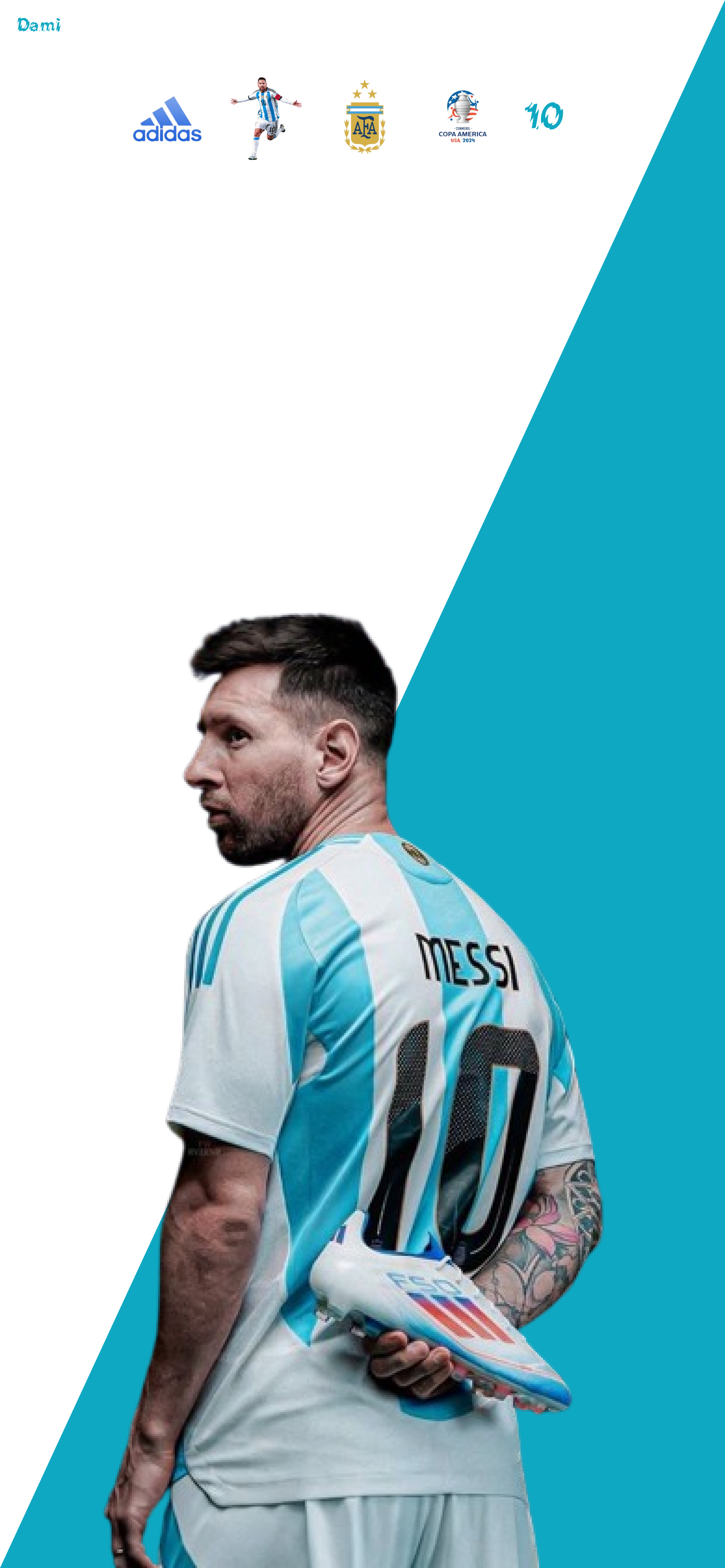 Sports Wallpaper Featuring Lionel Messi Copa and Adidas by Hassan Habeeblahi Omogbolahan on Dribbble