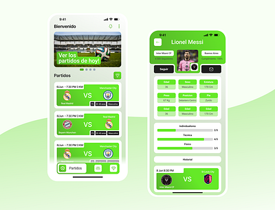 Football app design app design football app mobile app soccer ui uiux design