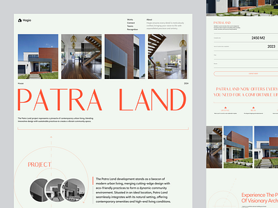Hagia - Work Detail architecture architecture agency brand identity branding building company design home house landing page minimalist portfolio product design property ui ux website works works detail works page