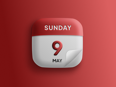Calendar app icon design design graphic design illustration ui ux vector