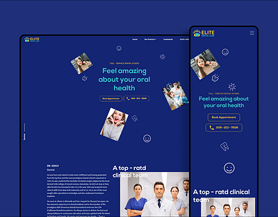 Elite Dental Care bootstrap css care css dental dental care design elite dental care html javascript jquery website wordpress