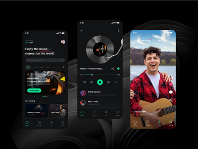 Musicalize graphic design motion graphics ui