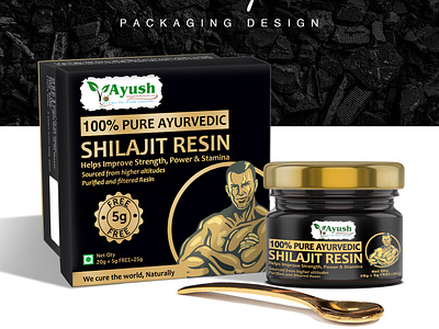 Shilajit Packaging Design a content amazon listing branding creative design packaging shilajit pckaging design