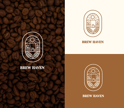 Brew Haven Coffee Shop Logo brand identity branding classiclogo classiclogodesign coffeelogo coffeelogodesign coffeeshopbranding coffeeshoplogo graphic design logo logo designs logodesign logofolio logomark logotype minimallogo minimallogodesign minimallogotype wordmark