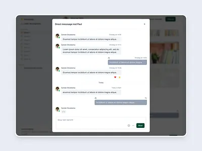 Chat UI design amsterdam app apple branding chat design graphic design logo saas software ui ux
