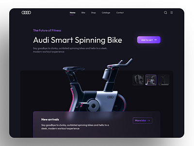 Audi smart bike app branding design graphic design illustration logo motion graphics typography ui ux