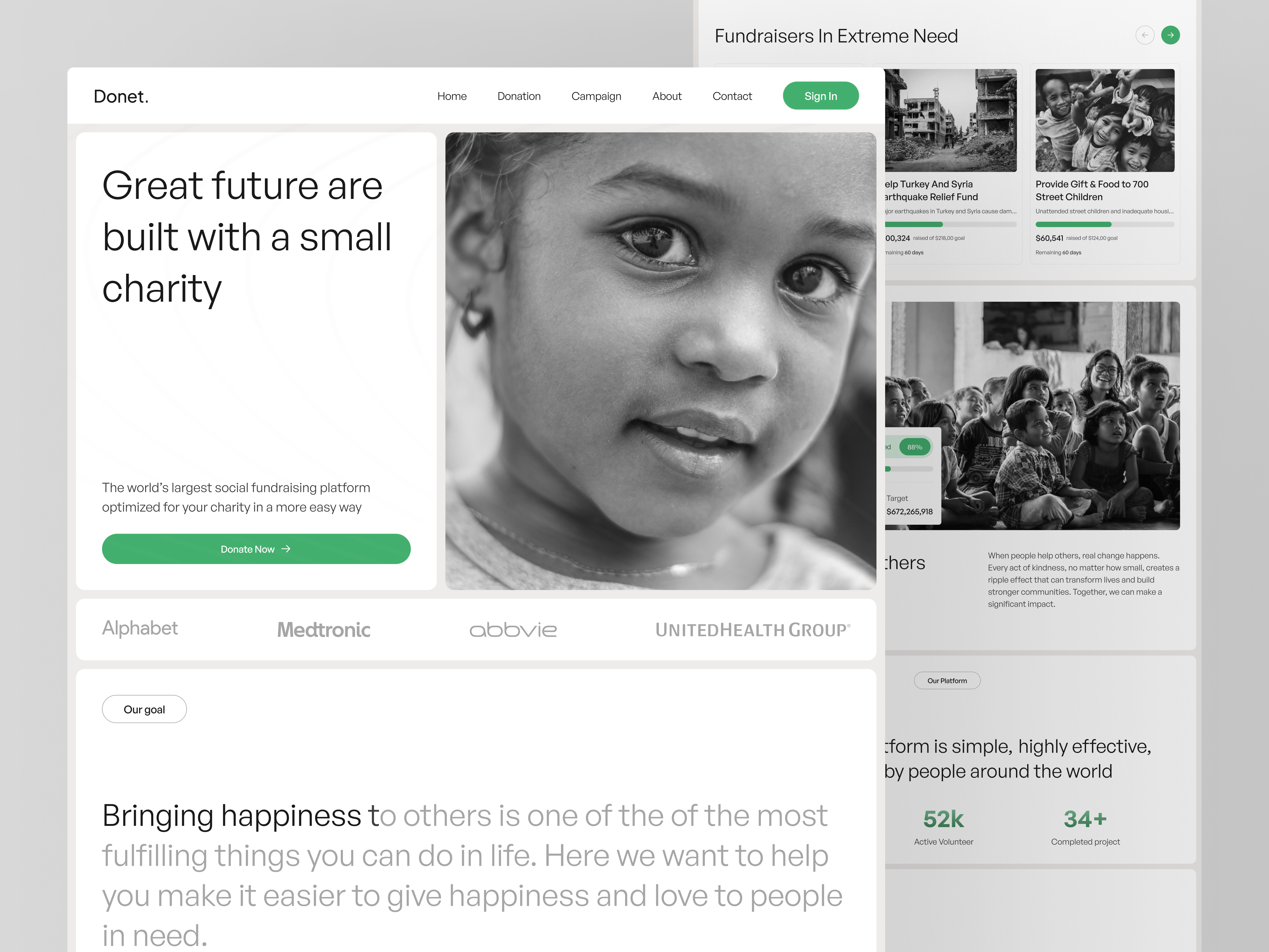 Example of Landing Page Design