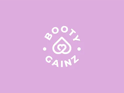 Booty Gainz branding graphic design logo