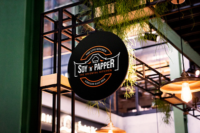 Soy 'n' Papper - Restaurant Identity brand identity branding graphic design identity logo motion graphics restaurant