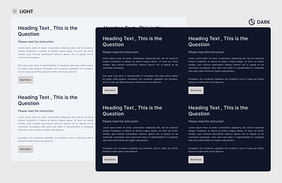 Typography ( Light And Dark Mode ) body button card color darkmode figma heading lightmode subtitle texts title typography ui ux