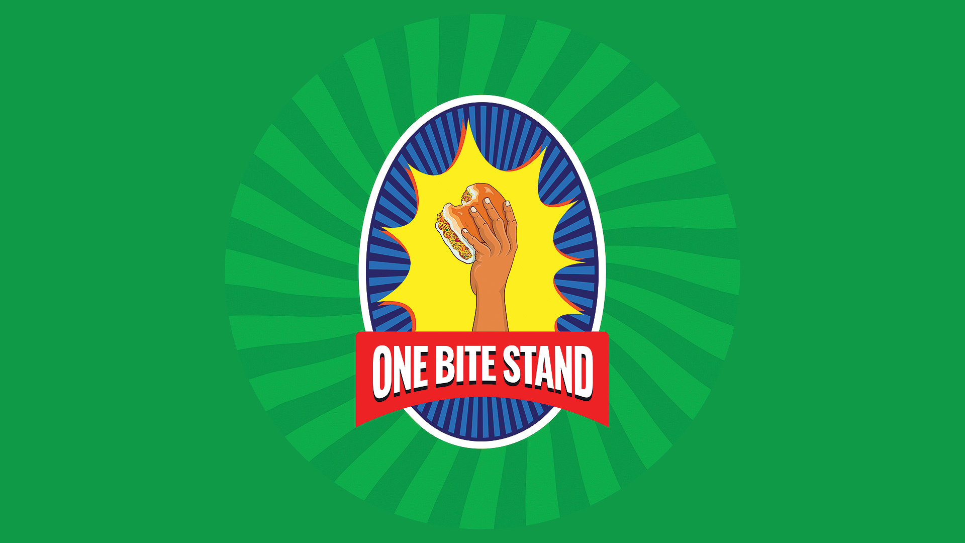One Bite Stand branding food food truck identity illustration logo motion graphics