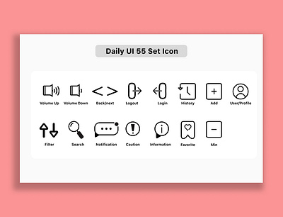 Daily UI 55 : Icon Set dailyui dailyui55 designicon figma icon icondesign iconset ui uidesign uidesigner uiux uiuxdesign ux uxdesign uxdesigner