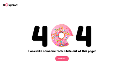 DailyUI Day 8 - 404 page art branding dailychallenge dailyui deisng design graphic design illustration logo ui ux uxui