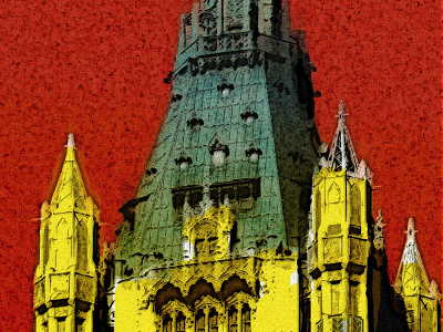 wooly-deco art deco cotto doodle illustration noise shunte88 vector woolworth tower