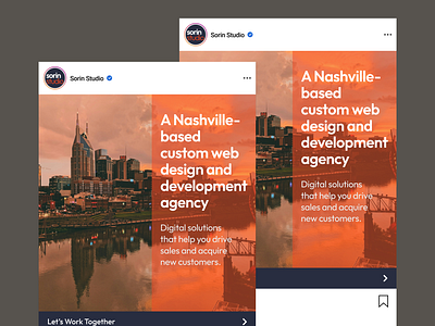 Instagram Ads for Sorin Studio branding design design agency email sms graphic design illustration logo meta ads product design ui ux vector