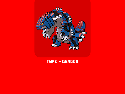 Kyogrou fakemon monster pixel art pokemon