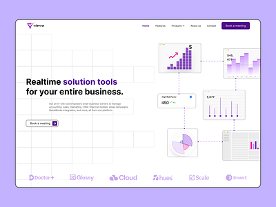 Vierra - Marketing firm web design branding design figm illustration logo ui ui design uiux design ux design web design web inspiration