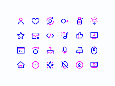 Interface icons | UniTwo app design art branding custom icons design graphic design icon design icon pack icon set illustration interface icon mobile design outline icons typography ui ui icons ux vector web design