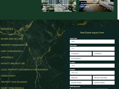 Real Estate Agency Davao Design ui