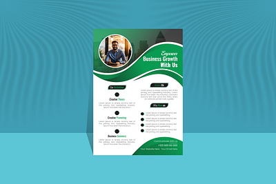 Modern Corporate Flyer Design business flyer corporate corporate flyer creative flyer flyer flyer design graphic design leaflet modern template