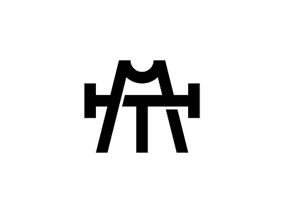 Letter TM Or MT (Logo For Sale) bold brand branding company design identity initial letter logo logogram logomark minimal modern monogram mt simple symbol tm typography