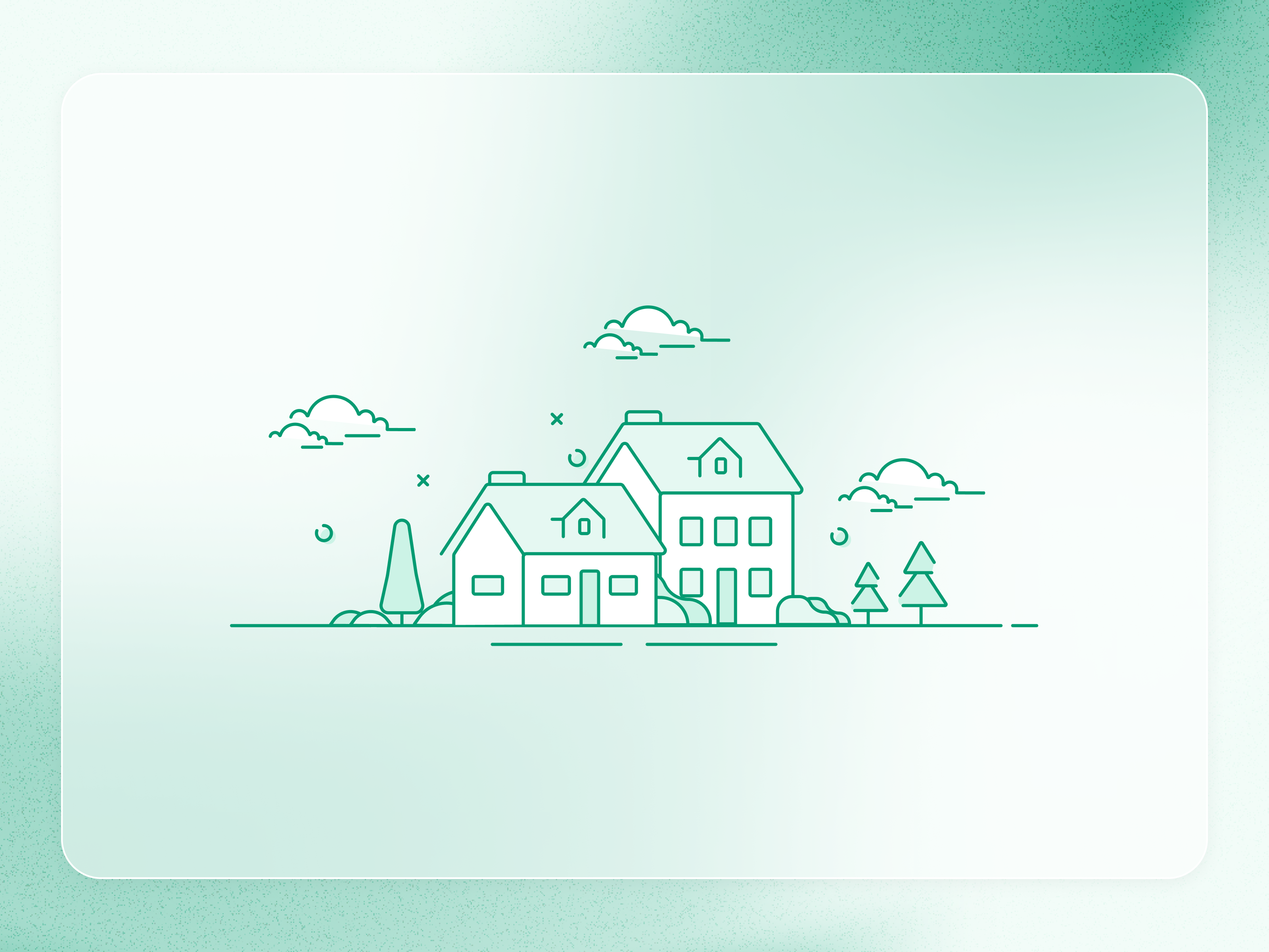 House Series Illustration architecture house icon illustration ui
