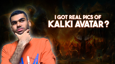 I Got Real Pics Of Kalki Avatar? advertising ai design designer graphic design illustration social media post youtube