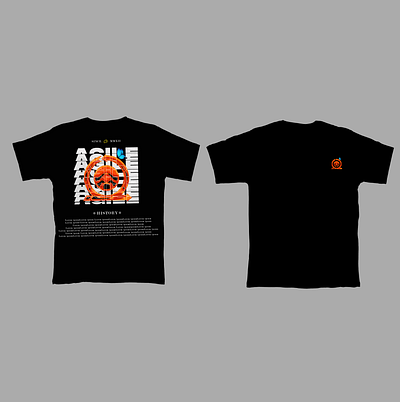 Fresh T-shirt Design for "Agile" Division - Student Union ✨ agile black development divisi kaos mockup short tshirt