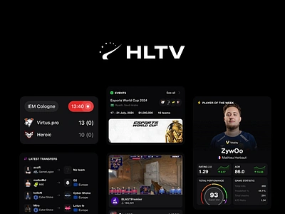 HLTV - UI for counter strike portal counterstrike cs cs2 csgo cybersport dota2 esport g2 hltv matches matchpage navi portal spirit statistic vp web3 website