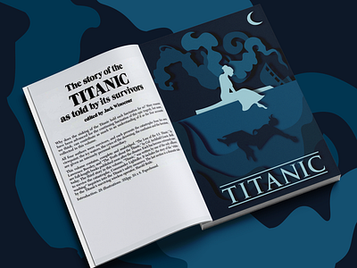 Titanic digital layered paper design ad advertising animation art branding clip art design designer graphic design illustration illustrations illustrator motion graphics