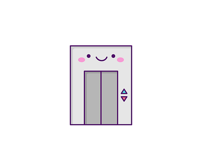 Hungry Elevator abobe after effects adobe cc adobe illustrator animated animation blackout cartoon cartoon character cute illustration elevator funny kawaii lift motion graphics sticker