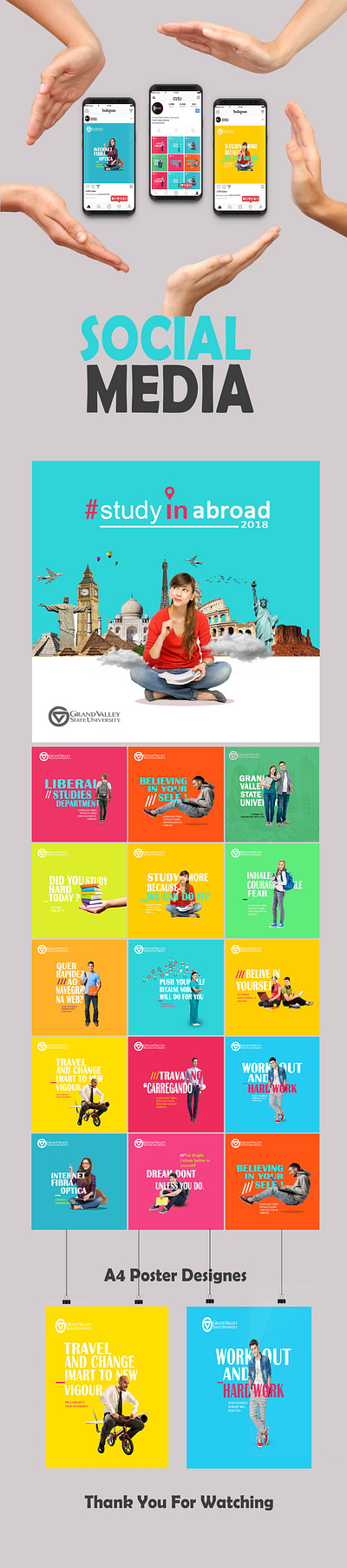 Study In Abroad Campaign Design branding design graphic design illustration logo typography vector