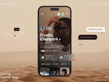 Dating App designs, themes, templates and downloadable graphic elements ...