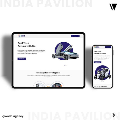 The website that we’ve crafted for India Pavilion. branding graphic design product design