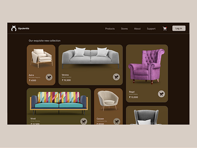 Discover the art of opulent living branding ui ux