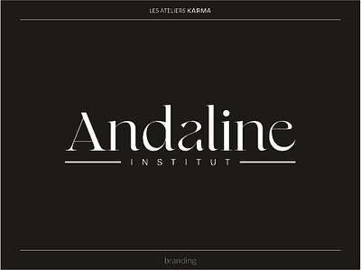 Institut Andaline brand design brand identity branding graphic design identite graphique identity identité visuelle