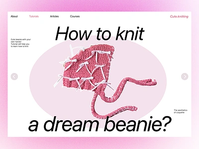 Cute Knitting Website clean cleandesign coquette cute design2024 designtrends figma fonts grid knitting minimalistic pinkdesign ui uidesign uiux vector web webdesign